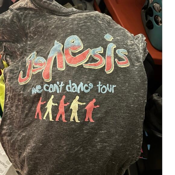 RECYCLED KARMA Genesis We Can’t Dance Tour Tee Size XS New without Tag - Picture 7 of 9